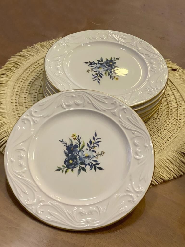 ROLYEF BLUE 6'LI PASTA TABAK 20CM