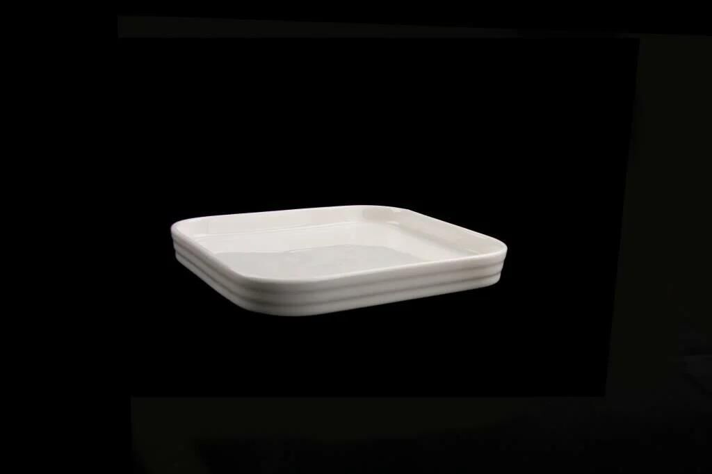 AROW PURE PORSELEN 18x18cm PASTA TABAK