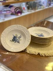 ROLYEF BLUE 6'LI ÇUKUR TABAK 21 CM