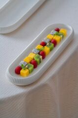 BIANCO LINEA OVAL KAYIK TABAK 7,5X28CM