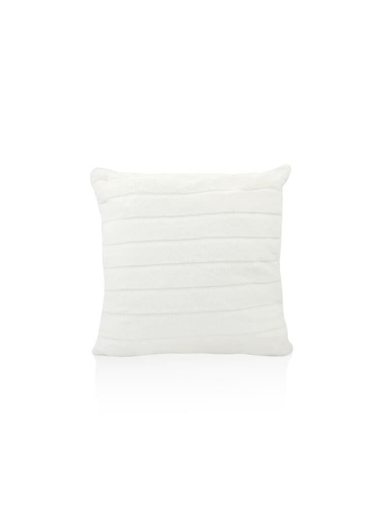 FİTİLLİ PELUŞ KIRLENT BEYAZ 45X45CM