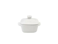 AROW PURE PORSELEN KAPAKLI KASE 9x9cm