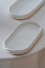 BIANCO LINEA OVAL KAYIK TABAK 10X23CM