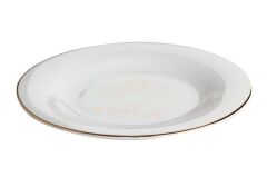 GOLD TWINKLE DESEN3 PASTA/KAHVALTI TABAK 22CM