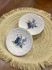 ROLYEF BLUE 6'LI ÇAY TABAK 13CM