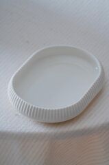 BIANCO LINEA OVAL KAYIK TABAK 10X14CM