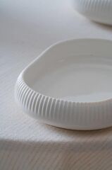 BIANCO LINEA OVAL KAYIK TABAK 13X18CM