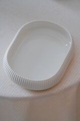 BIANCO LINEA OVAL KAYIK TABAK 13X18CM