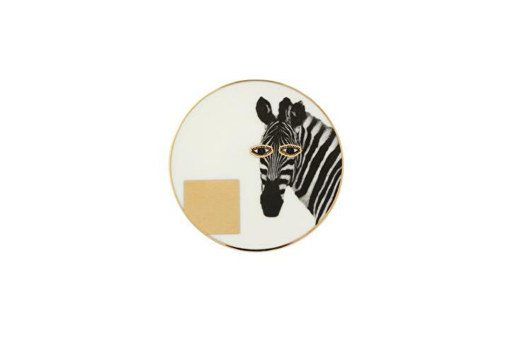 WILD LIFE ZEBRA BARDAK ALTLIĞI 10CM