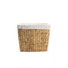 HASIR ÖRGÜ DİKDÖRTGEN SEPET/KUTU 38X30X30CM