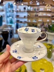 MAVİ AYAKLI 6 KİŞİLİK TÜRK KAHVESİ FİNCANI