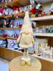 YILBAŞI AYAKTA DURAN KREM ALTIN CÜCE 55CM