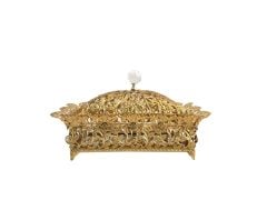 ALTIN ROZA ŞEKERLİK 30X17CM
