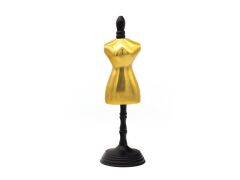 SİYAH ALTIN METAL KADIN BİBLO/DEKOR 37CM