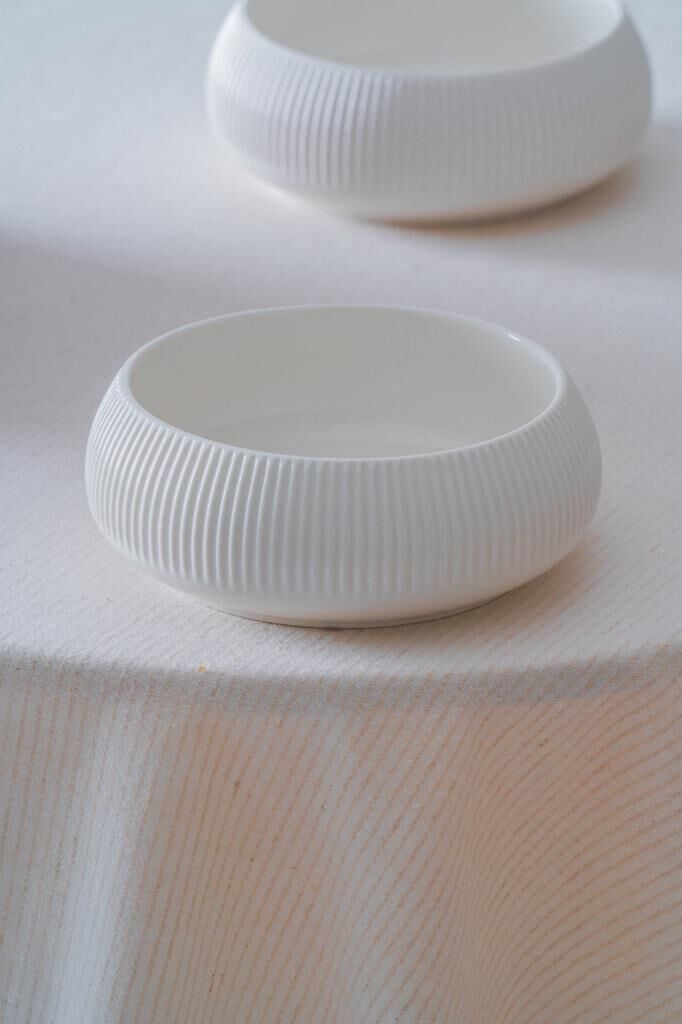 BIANCO LINEA 3'LÜ YUVARLAK KASE 17X6CM