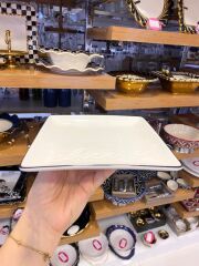 VINTAGE KARE TEKLİ TABAK 18CM