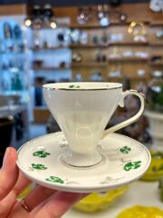 YEŞİL AYAKLI 6 KİŞİLİK TÜRK KAHVESİ FİNCANI