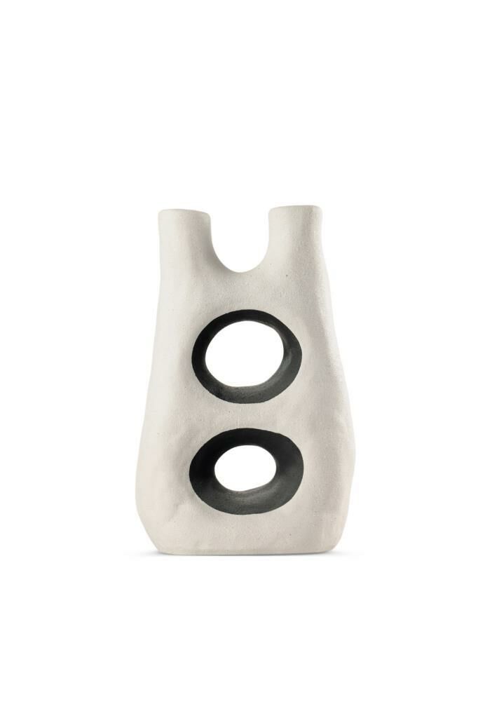 SİYAH BEYAZ SOYUT DESEN DEKOR 28CM