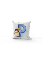 ÇOCUK YASTIK P HARFİ 30X30CM