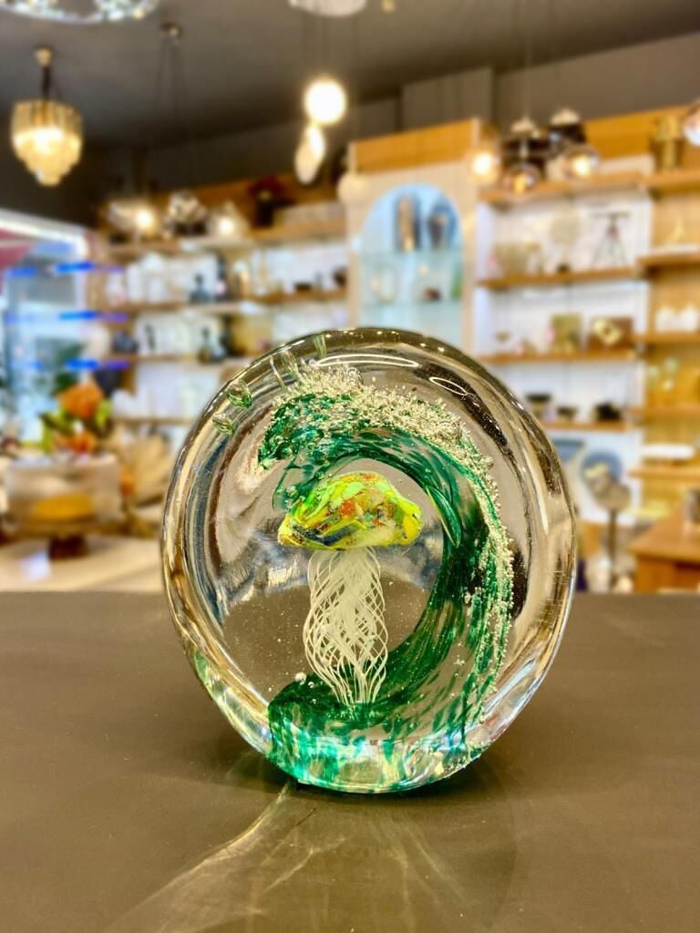 KRİSTAL CAM DENİZ ANASI DEKOR 11X12CM