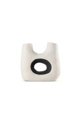SİYAH BEYAZ SOYUT DESEN DEKOR 18CM