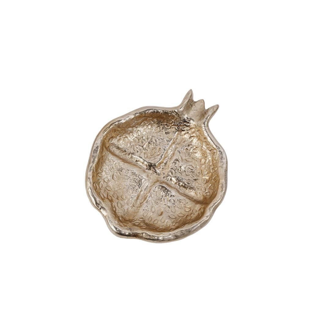 FRUİT AÇIK GOLD METAL ÇEREZLİK/DEKORATİF TABAK 30X35CM