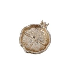 FRUİT AÇIK GOLD METAL ÇEREZLİK/DEKORATİF TABAK 30X35CM