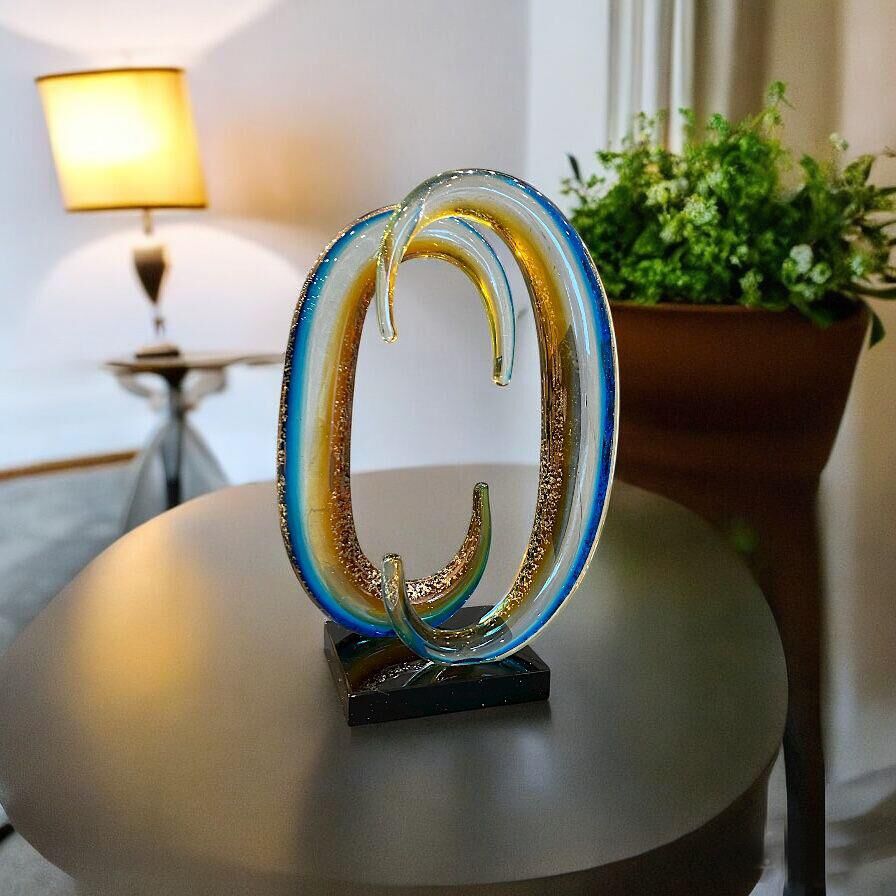 KRİSTAL CAM KARIŞIK RENKLİ DEKOR 30CM