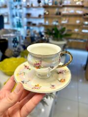 SEDEF AYAKLI 6 KİŞİLİK TÜRK KAHVESİ FİNCANI