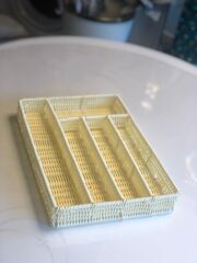 SENTETİK HASIR KREM ÇEKMECE İÇİ KAŞIKLIK