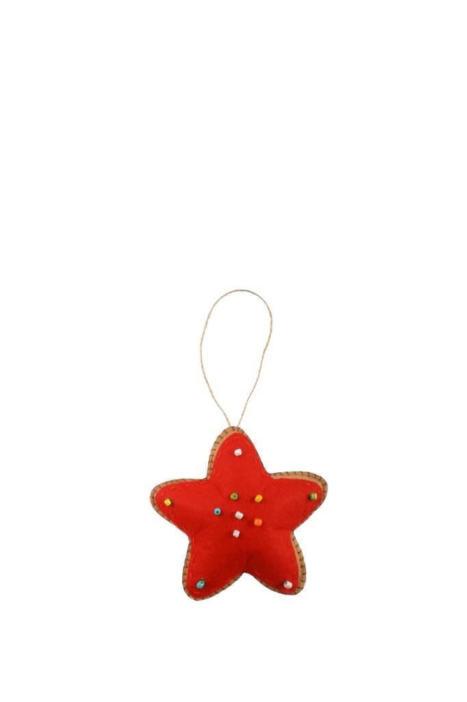 KIRMIZI KEÇE YILDIZ SÜS