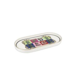 ALFABET OVAL SERVİS TABAK 16X32CM