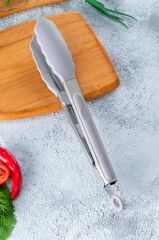 GRİ SİLİKON METAL MAŞA 28CM