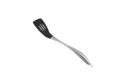 SİYAH METAL DELİKLİ SİLİKON SPATULA