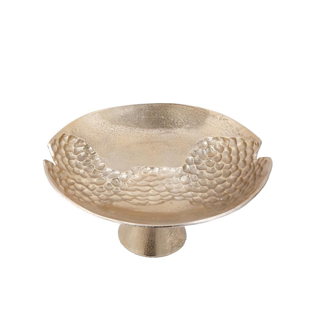 FRUİT AÇIK GOLD METAL AYAKLI DEKORATİF KASE  39X41X24CM