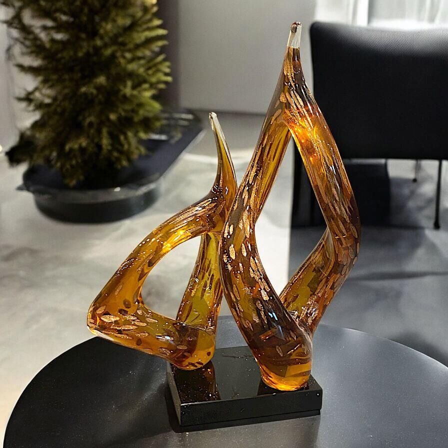 KRİSTAL CAM AMBER DEKOR 22X33CM