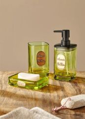 GLOBE YEŞİL 3 PARÇA BANYO SETİ
