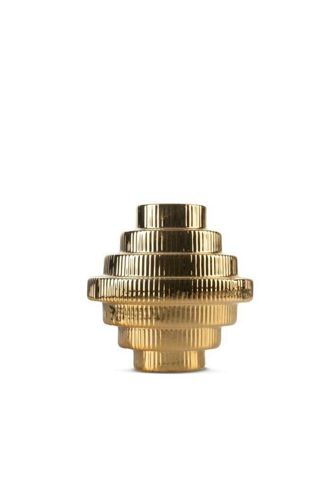 ALTIN CAM VAZO/DEKOR 14CM