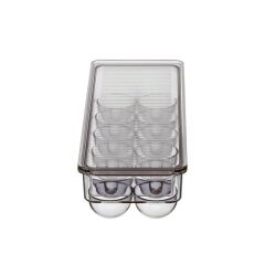 KAPAKLI YUMURTA SAKLAMA KABI ŞEFFAF SİYAH