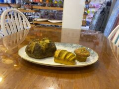 BULUT DESEN OVAL SERVİS TABAK 40CM