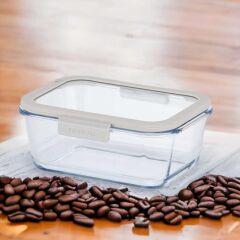 FİKA GLACE BEJ SAKLAMA KABI 800 ML