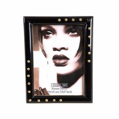 ALTIN İNCİLİ SİYAH ÇERÇEVE 13X18CM