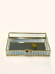 ELEGANT CAM DİKDÖRTGEN TEPSİ 20X30CM