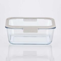 FİKA GLACE BEJ SAKLAMA KABI 1200 ML