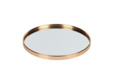 ALTIN METAL AYNALI YUVARLAK TEPSİ 24CM