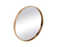 ALTIN METAL AYNALI YUVARLAK TEPSİ 24CM