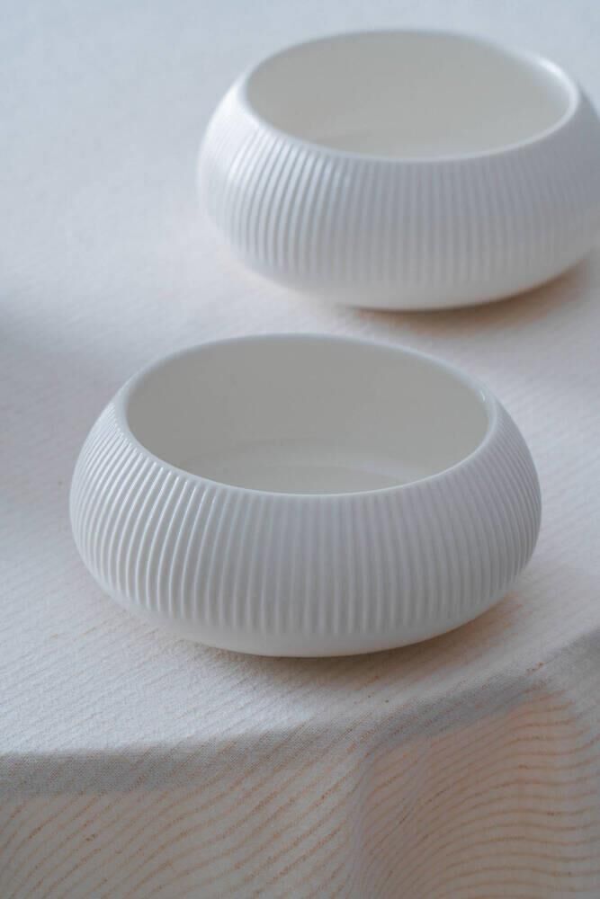 BIANCO LINEA 6'LI TEKLİ KASE 14X6CM