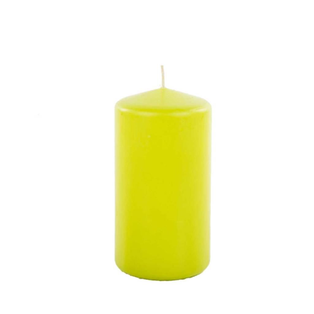 LİMON SARISI KÜTÜK MUM (10 CM)