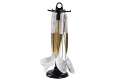 AROW SİLİKON SERVİS SETİ BEYAZ MERMER DESEN