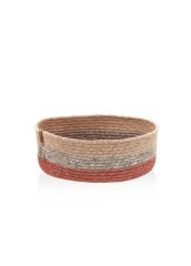 KİREMİT BAMBU JÜT OVAL SEPET 35X24X12CM